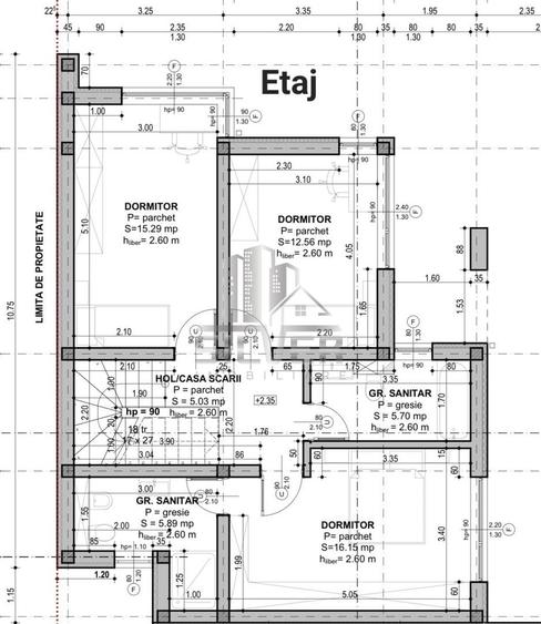 Duplex cu 5 camere cu Canalizare în Câmpului