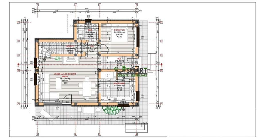 Casă cu 4 camere cu Teren 500 Mp în Tăuții-Măgherăuș