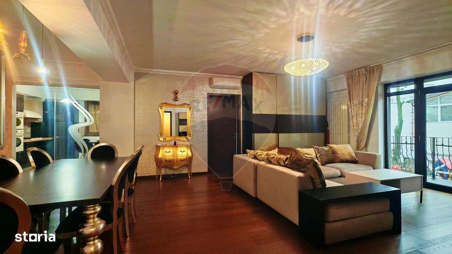 Apartament cu 3 camere, mobilat în Kiseleff