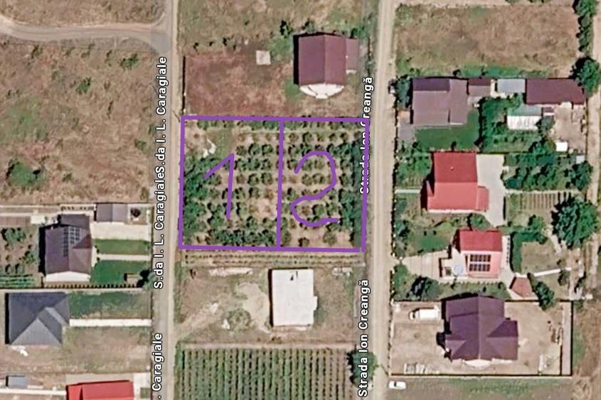 Teren de 1044 mp, în Munteni