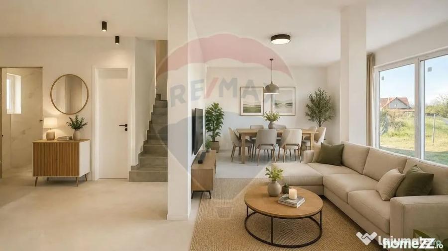 Casă cu 5 camere cu Teren 178 Mp în Tărlungeni