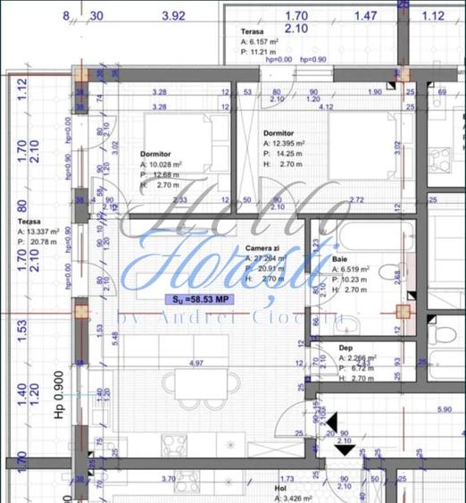 Apartament 3 camere 59mp + 18mp balcon, Zona Sesul de Sus | Floresti - 9