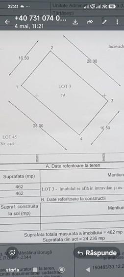 FARA COMISION teren curs constructii Tartasesti merita vazut - 1
