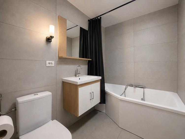 Apartament cu 2 camere semidecomandat, mobilat în Vest