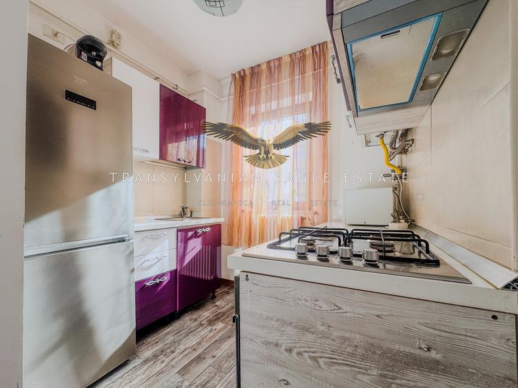 Apartament cu 2 camere semidecomandat, mobilat în Bună Ziua