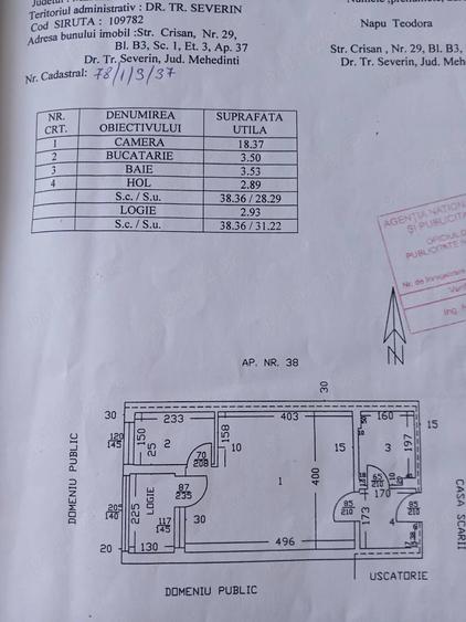 Garsonieră decomandată în Crihala