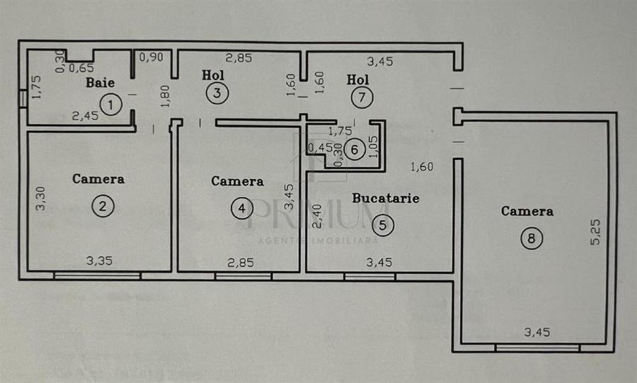 GIROCULUI - PARTER - 3 CAMERE - 2 BAI - CENTRALA PROPRIE - CLIMA - BOXA - 10