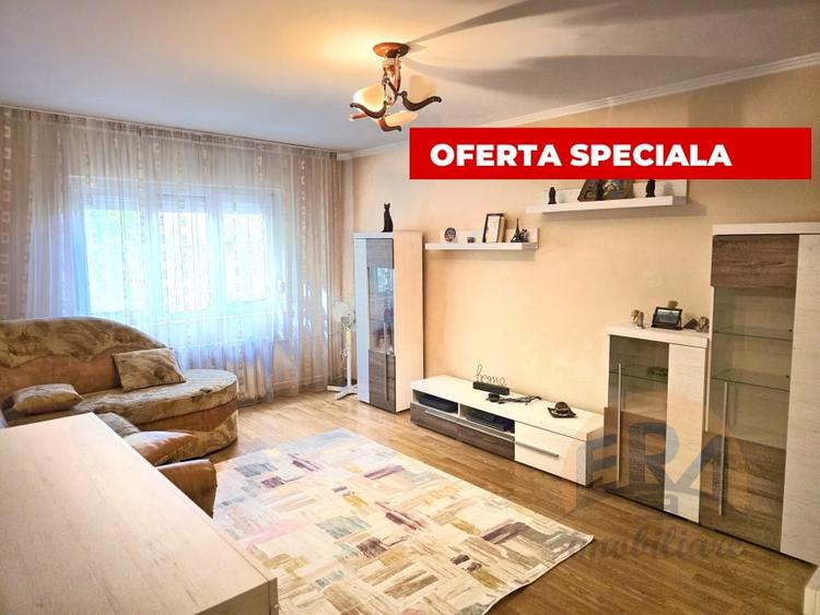 Apartament cu 3 camere decomandat, mobilat în Nufărul