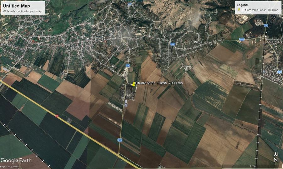 Teren Construcții intravilan de 7500 mp, în Liliești