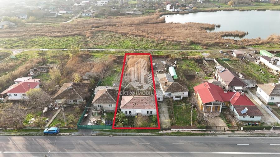 Teren intravilan 1052mp cu casa renovabila de cărămidă Tuzla - 1