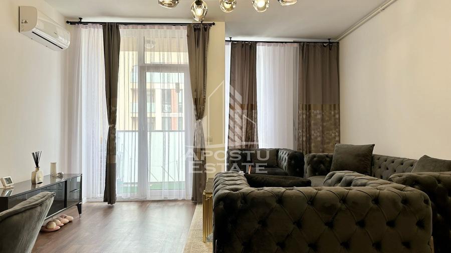 Apartament cu 2 camere semidecomandat în Torontalului