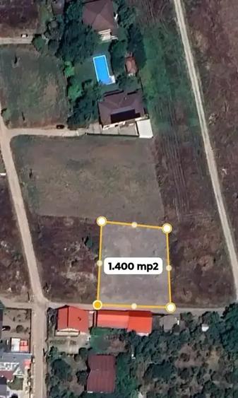 Teren intravilan de 1490 mp, în Brănești