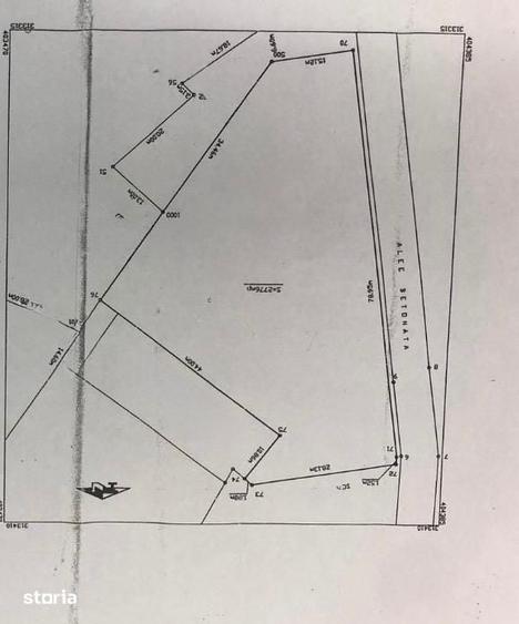 Teren de 3664 mp, în 1 Mai