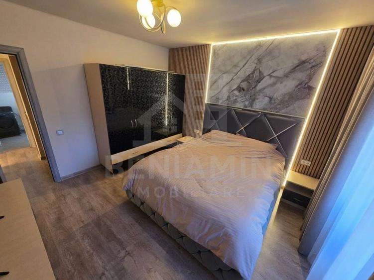 Apartament cu 3 camere semidecomandat, mobilat în Noua