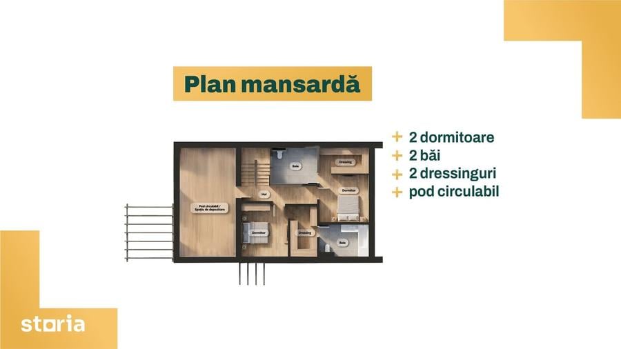 Casă cu 5 camere cu Teren 555 Mp în Central
