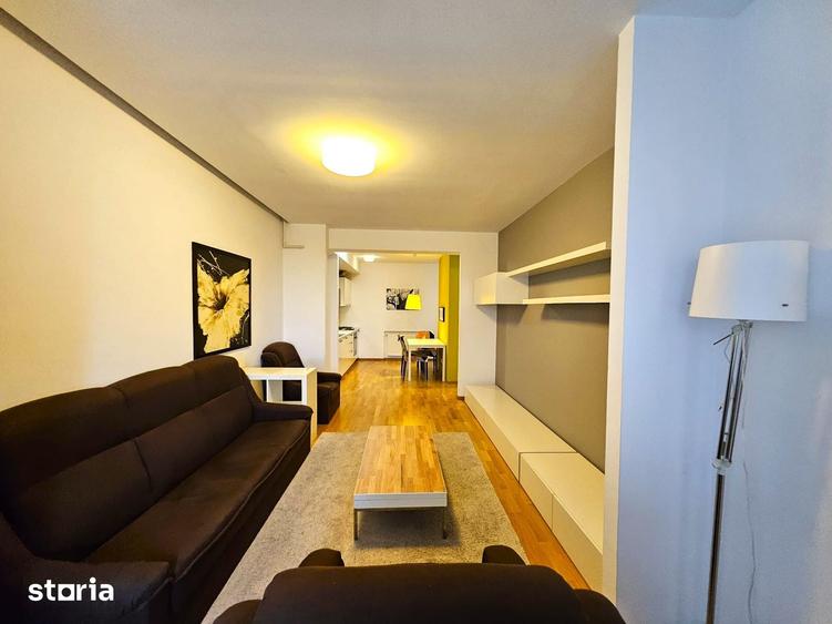 Apartament cu 2 camere semidecomandat în Băneasa
