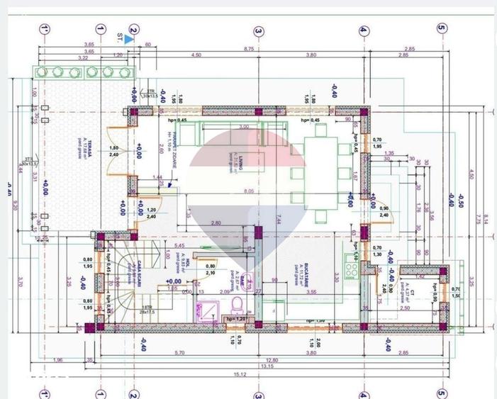 Casă cu 5 camere cu Teren 511 Mp în Cristian