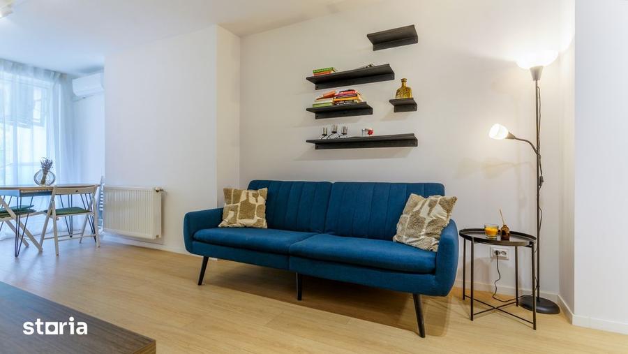 Apartament cu 2 camere, mobilat în Gruia