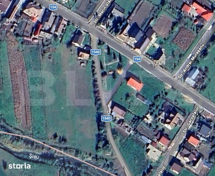 Teren de 1000 mp, în Mărișelu