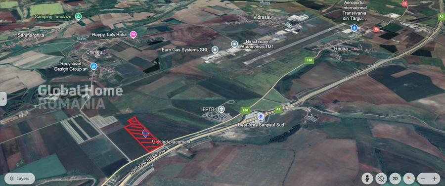 Teren Construcții intravilan de 25000 mp, în Sânpaul