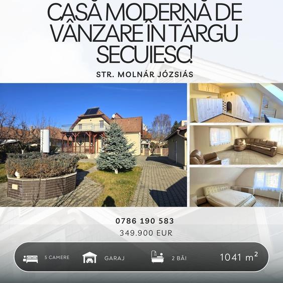 Casă cu 5 camere cu Teren 1041 Mp în Târgu Secuiesc