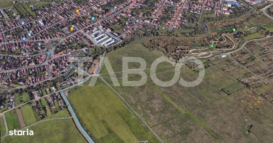 Teren intravilan de vanzare 3421 mp cu deschidere de 180 m Turnisor - 4