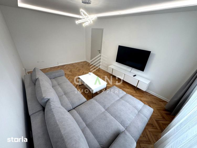 Apartament cu 3 camere decomandat, mobilat în Mărăști