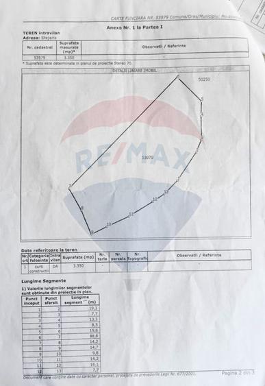 Teren Construcții intravilan de 3350 mp, în Stejeriș