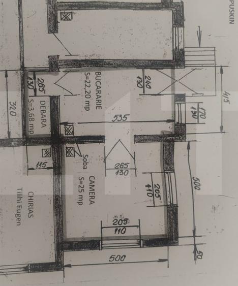 Casa cuplata, 51 mp utili+29mp teren pentru garaj, curte comuna, zona centrala - 1