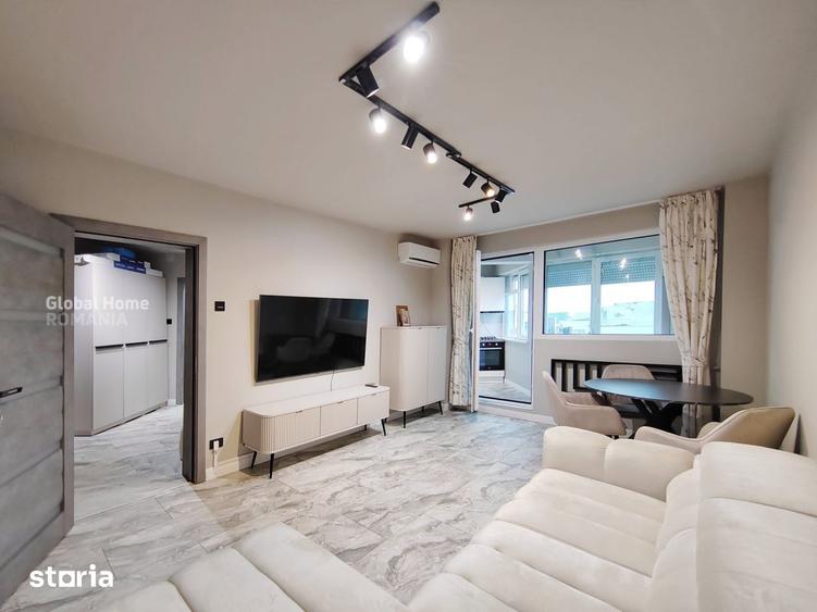 Apartament cu 2 camere decomandat, mobilat în Dorobanți