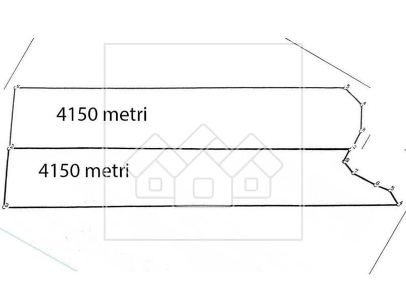 Teren agricol intravilan de 4150 mp, în Aeroport