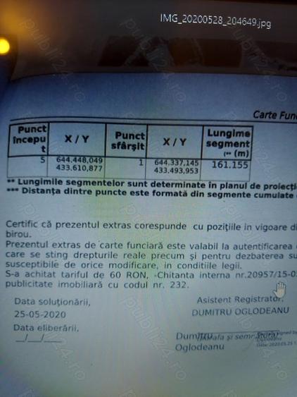 Teren de 7565 mp, în Central