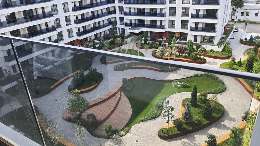 Apartament cu 2 camere semidecomandat, mobilat în Pipera