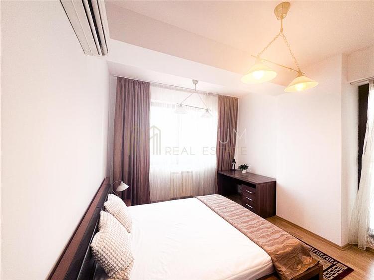 Apartament cu 4 camere semidecomandat, mobilat în Herăstrău
