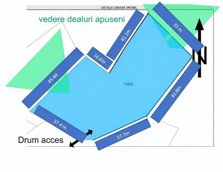 Teren de 3120 mp, în Sohodol