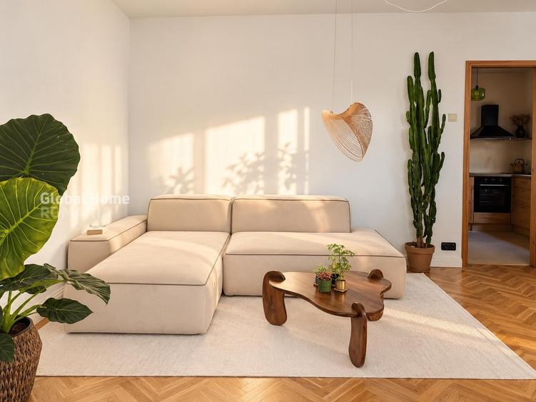 Apartament cu 2 camere decomandat, mobilat în Dorobanți