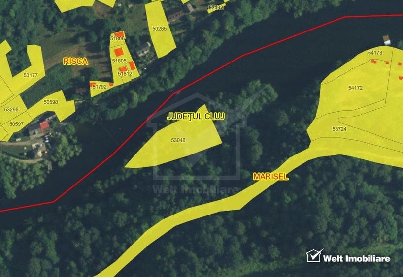 Teren Construcții intravilan de 3279 mp, în Mărișel