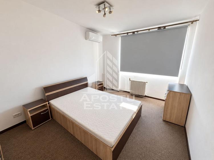 Apartament cu 2 camere decomandat, mobilat în Elisabetin