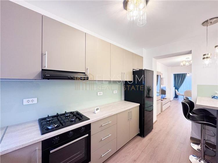 Apartament cu 3 camere semidecomandat, mobilat în Floreasca
