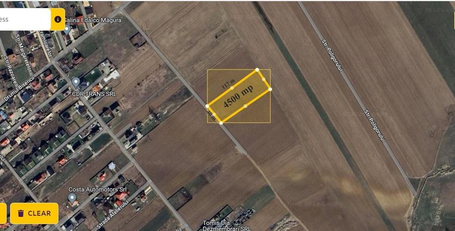 Teren Construcții intravilan de 4500 mp, în CFR