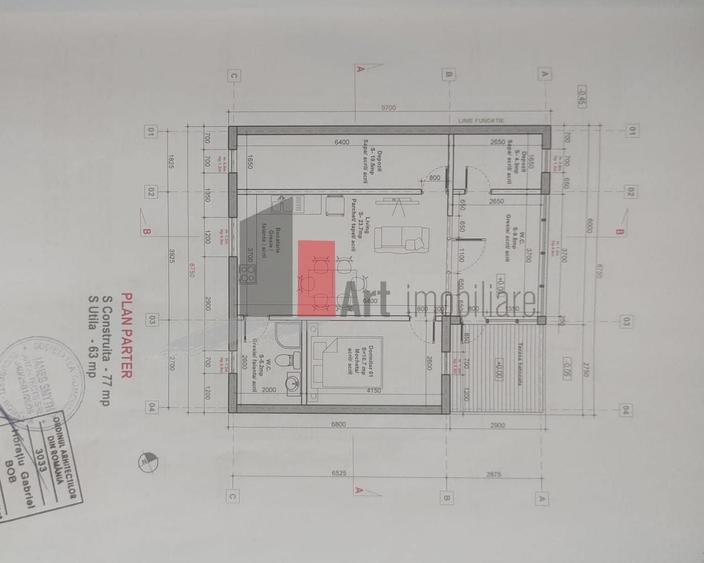 Teren Construcții intravilan de 630 mp, în Dărăști-Vlașca