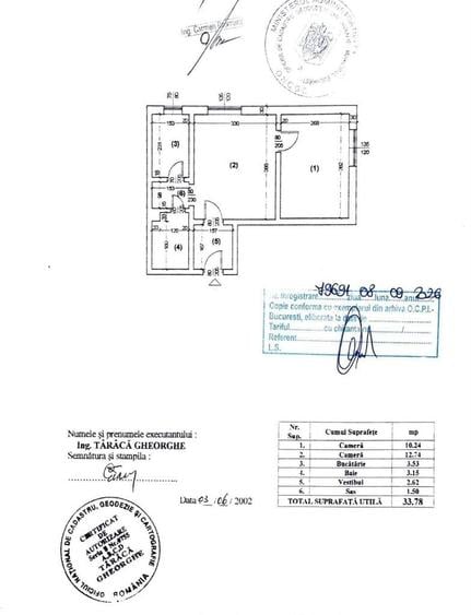 Apartament cu 2 camere semidecomandat în Cotroceni