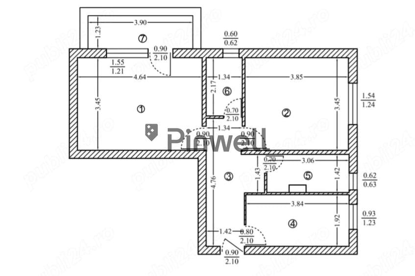 Apartament cu 2 camere în Aviației