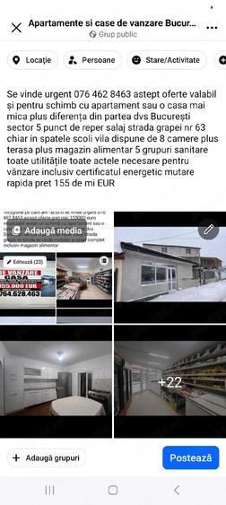 Casă cu 8 camere cu Teren 180 Mp în Sălaj
