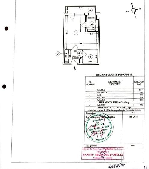 Garsonieră semidecomandată în Titulescu
