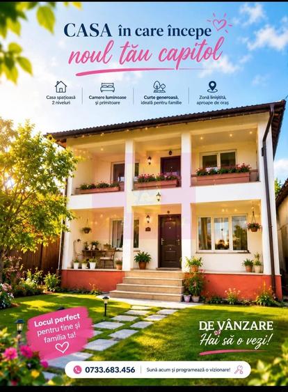 Casă cu 5 camere cu Teren 2875 Mp în Sadina