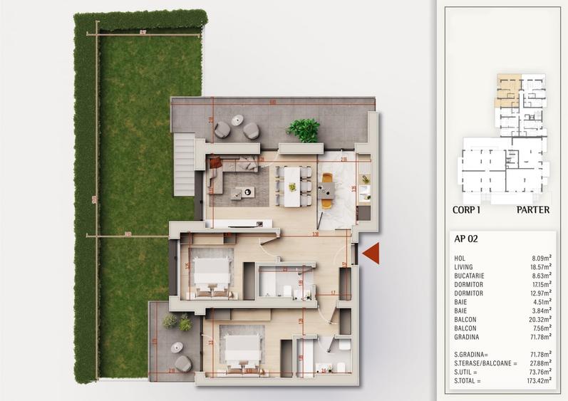Apartament cu 3 camere decomandat în Theodor Pallady