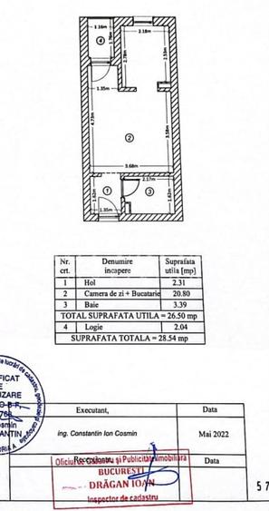 Garsonieră decomandată, mobilată în Theodor Pallady