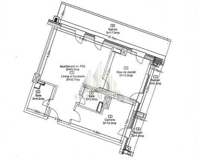 Direct de la Dezvoltator! Apartament cu 3 camere Wings- 65 mp! - 6