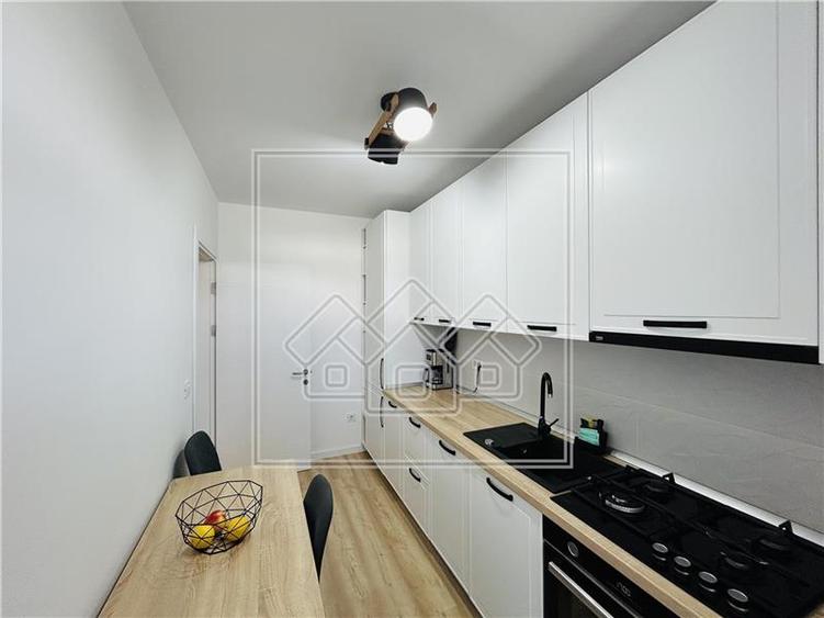 Apartament modern, 56 mp utili, 2 balcoane, etaj 1 - H.Coanda - 15